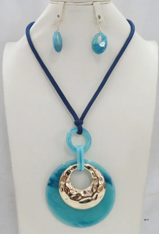 ROUND NECKLACE SET ( 5618 LBL ) made by Oh My Jewelry