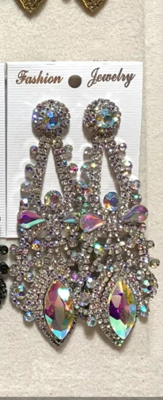 FASHION  EARRINGS (ESE2021 SAB) made by Oh My Jewelry