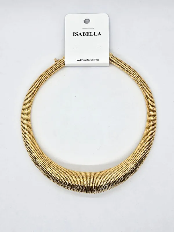 GOLD NECKLACE ( 241403 GNK ) made by Oh My Jewelry
