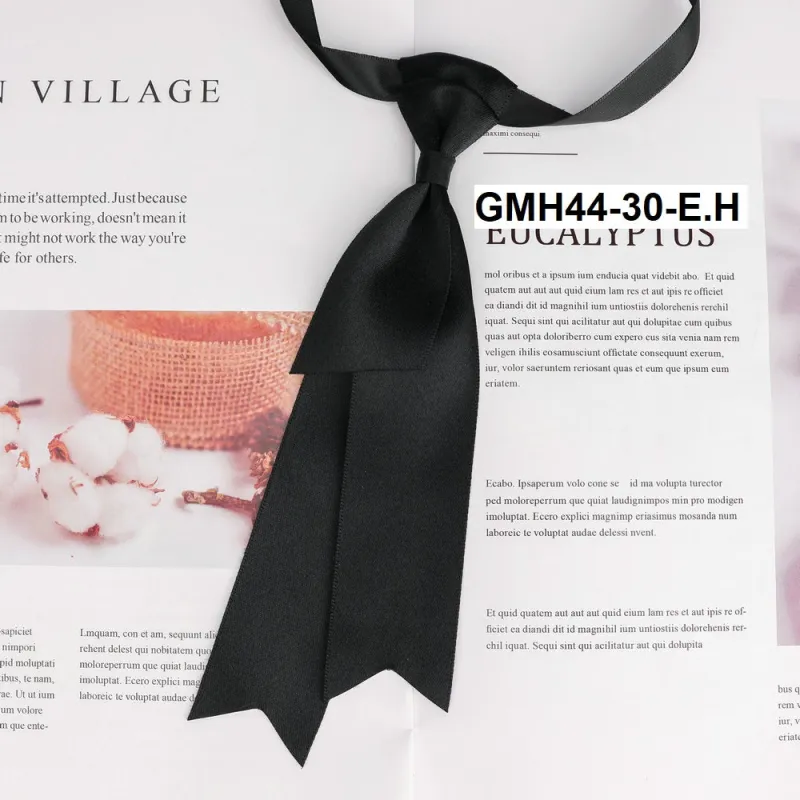FASHION BLACK SMALL TIE (GMH44 30) made by Oh My Jewelry