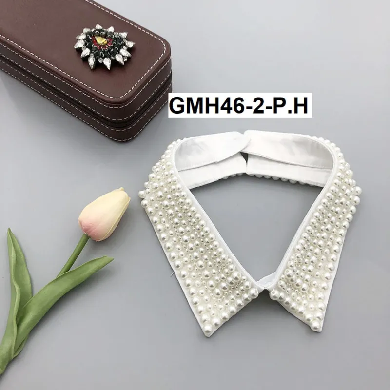 FASHION WHITE PEARL NECK ACCESORY (GMH46 2) made by Oh My Jewelry