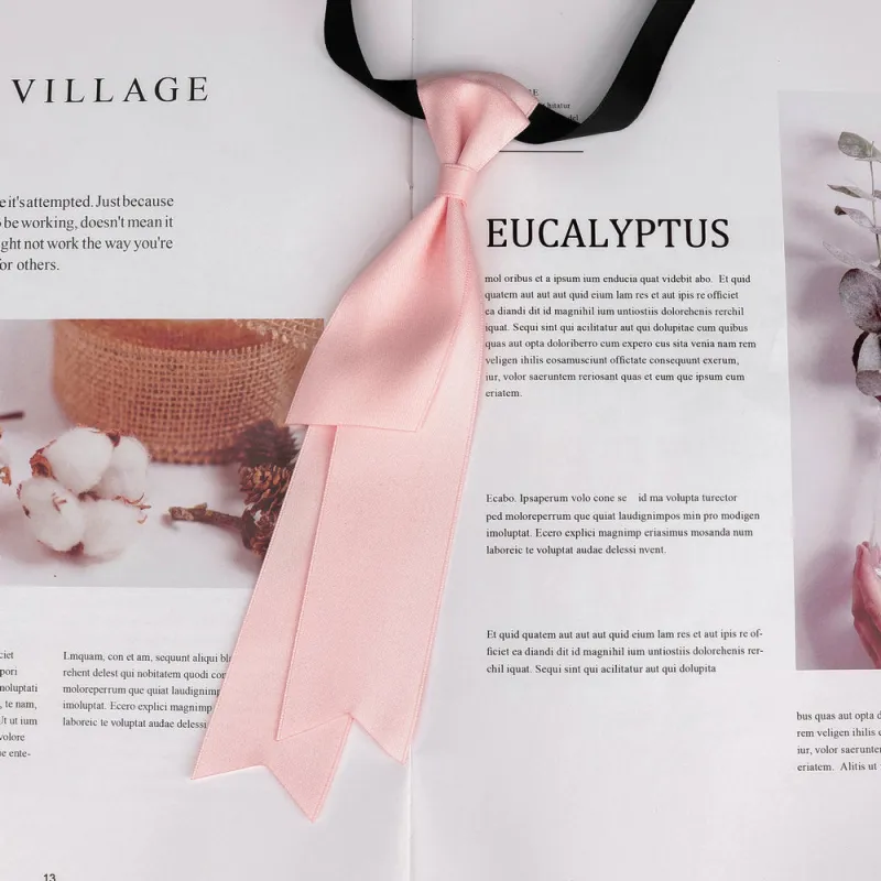 FASHION LIGHT PINK SMALL TIE (GMH44 19) made by Oh My Jewelry
