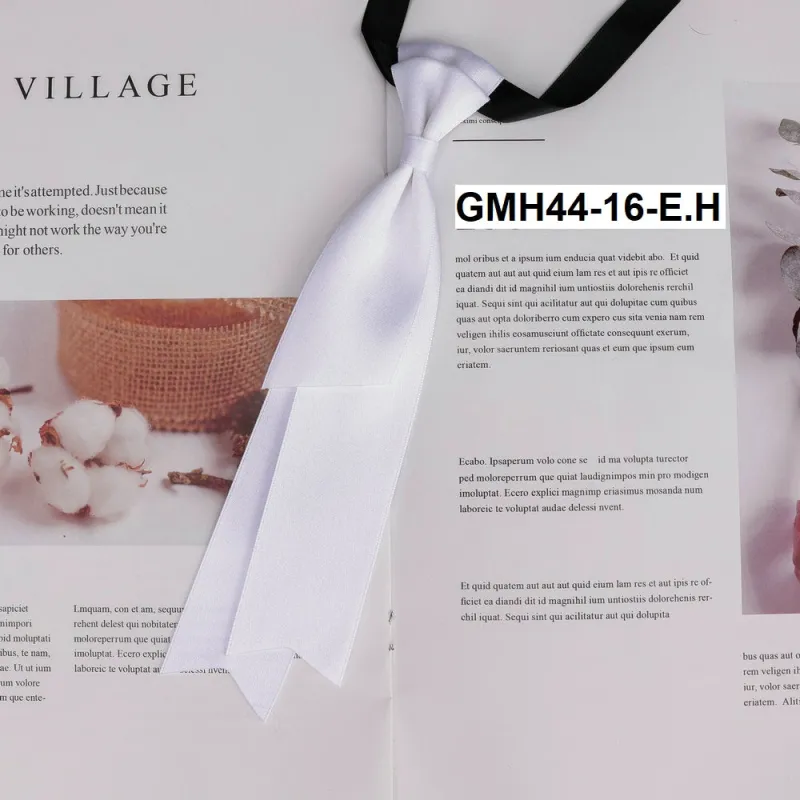 FASHION WHITE SMALL TIE (GMH44 16) made by Oh My Jewelry