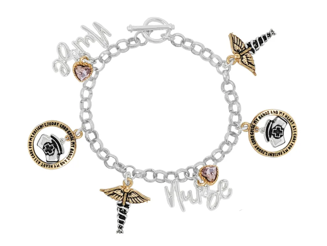 FASHION CHARM BRACELET (BBO3684 TTCR) made by Oh My Jewelry