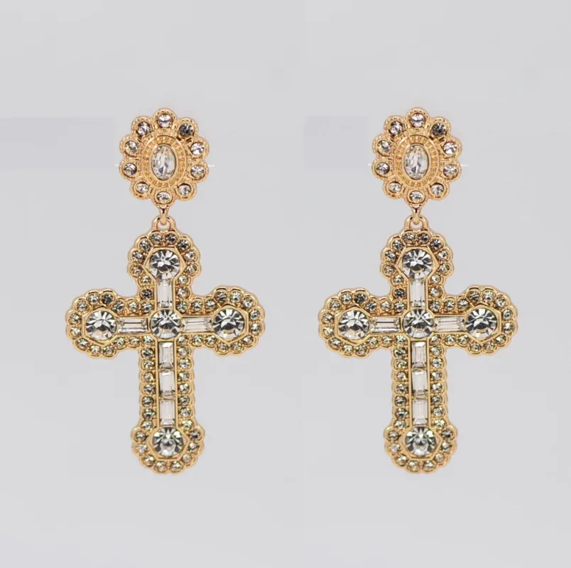 FASHION EARRINGS (25E7109 GLCRY) made by Fiesta