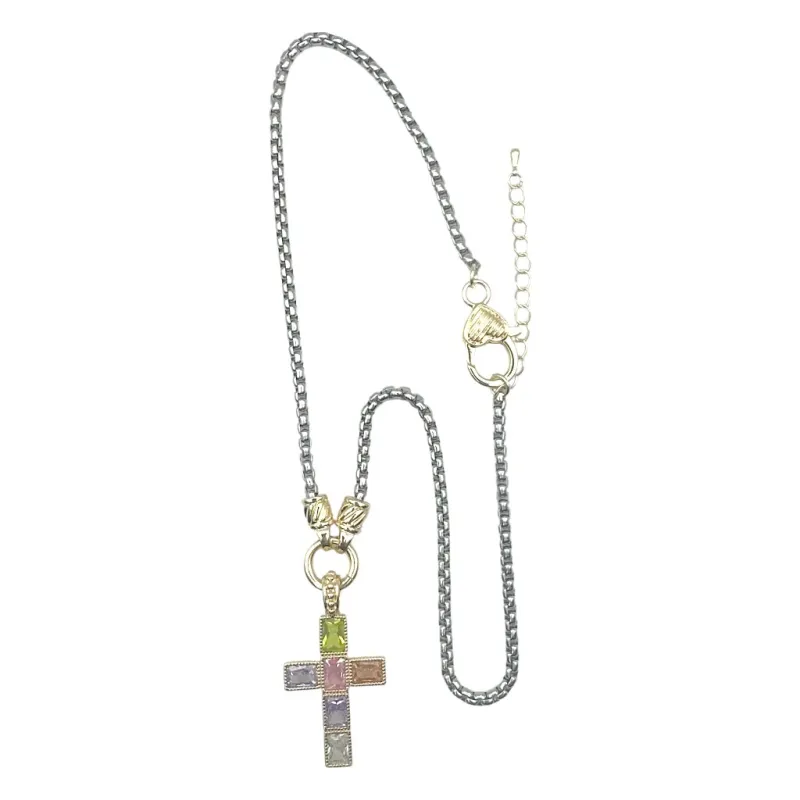 CROSS NECKLACE 17" (1396 LM) made by Oh My Jewelry