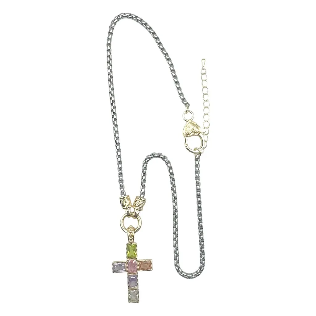 CROSS NECKLACE 17" (1396 LM) sold by Oh My Jewelry