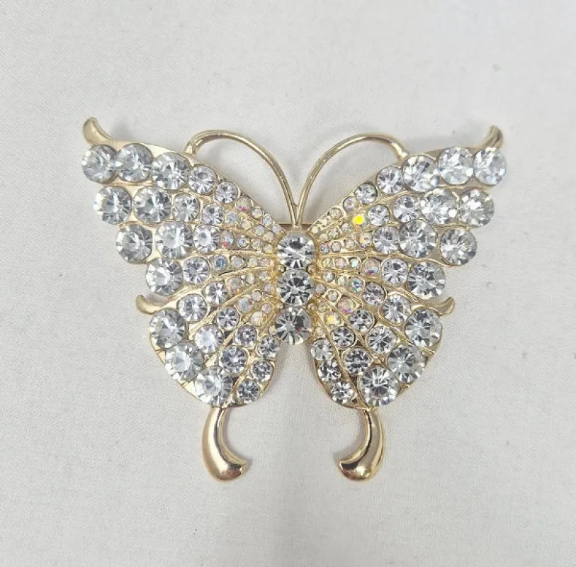 FASHION BUTTERFLY BROOCH (JP10020 GAB) made by Oh My Jewelry