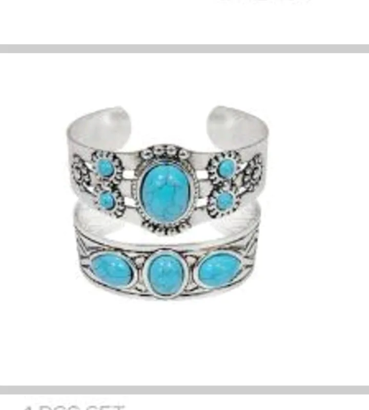 FASHION BRACELET WESTERN OPEN 2PC (84718TQ AS) made by Rebecca Minkoff