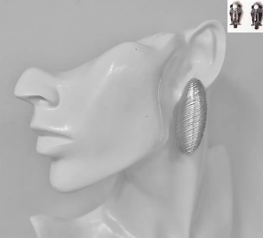 FASHION EARRINGS CLIP (JE20156 R) made by Oh My Jewelry
