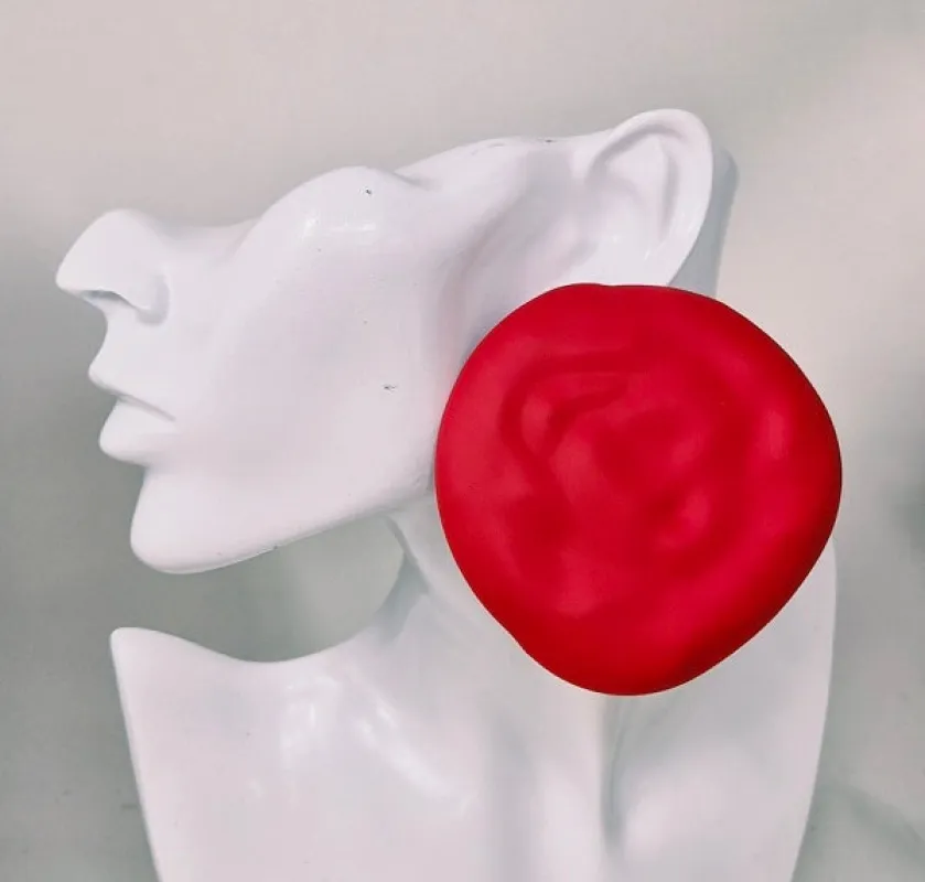FASHION EARRINGS (JE10414 RD) made by Oh My Jewelry