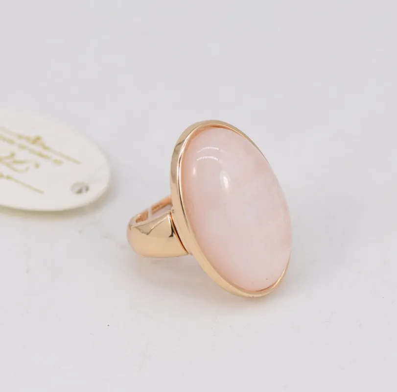 FASHION OVAL STRETCH RING (25R1063 GLPNK) made by Fiesta