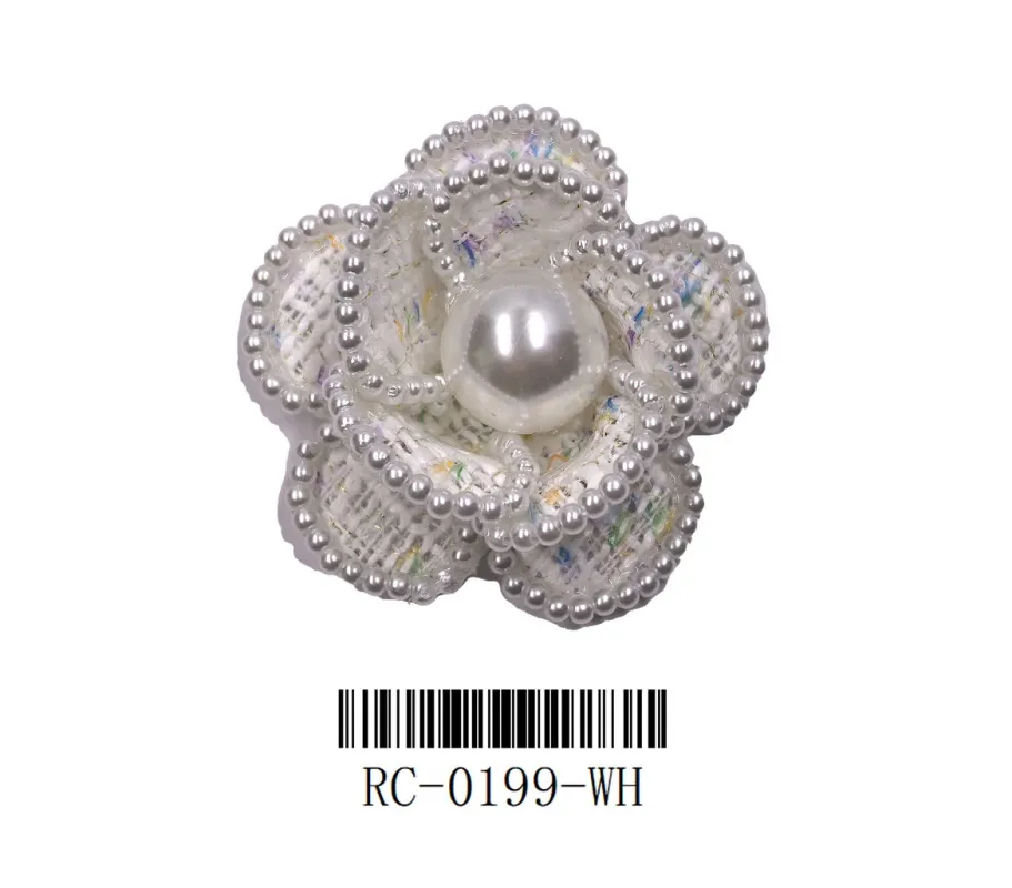 ELEGANT BROOCH (RC0199 WH) made by Oh My Jewelry