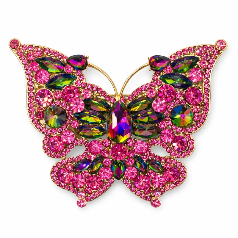 FASHION BROOCH BUTTERFLY (06536 FUVM) made by Oh My Jewelry