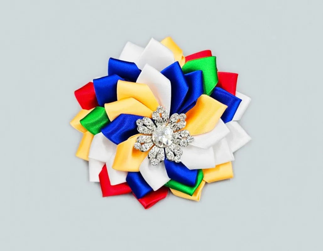 FASHION BROOCH FLOWER (GFW1501 MT) made by Oh My Jewelry