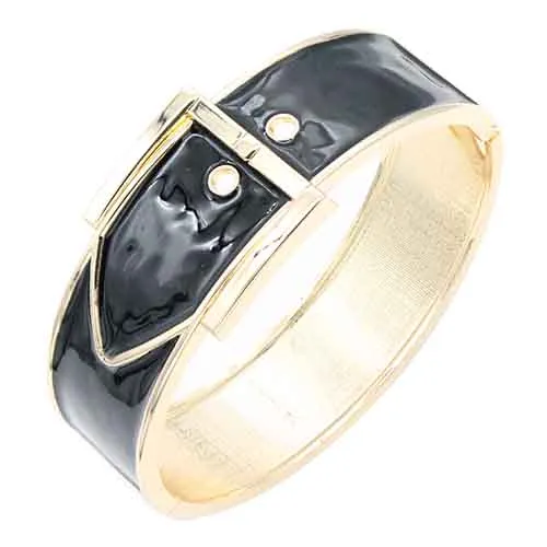 FASHION BRACELET BLACK GOLD (BG5456 GDBK) sold by Oh My Jewelry