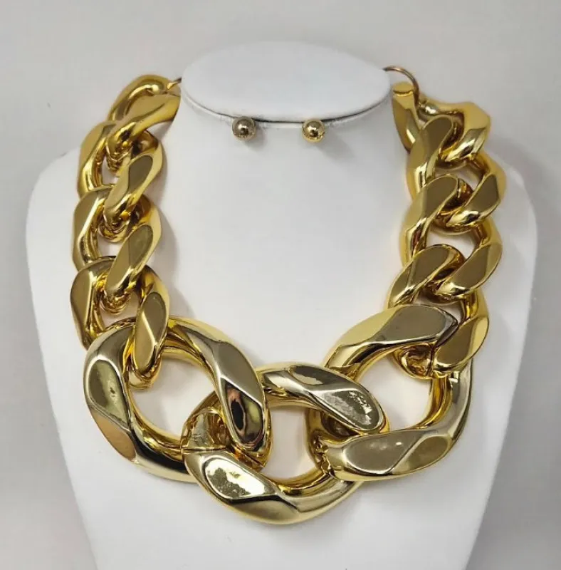 FASHION NECKLACE SET (JN11564 G) made by Oh My Jewelry