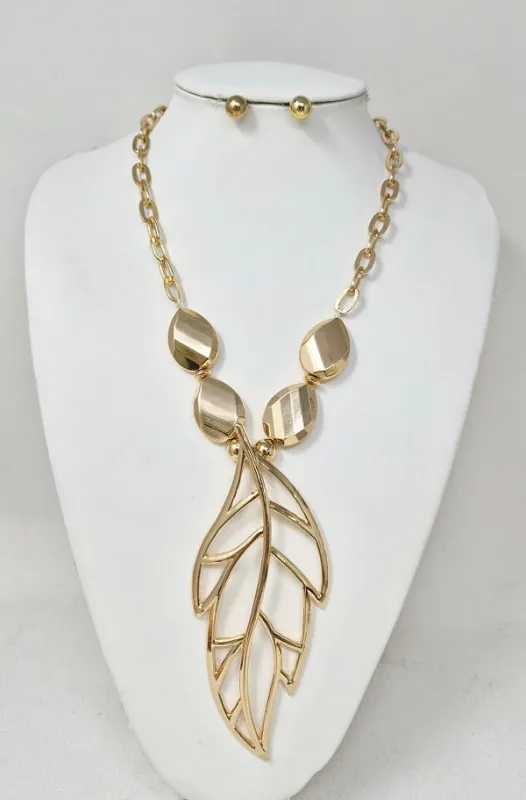 FASHION NECKLACE SET (JN11552 G) made by Oh My Jewelry