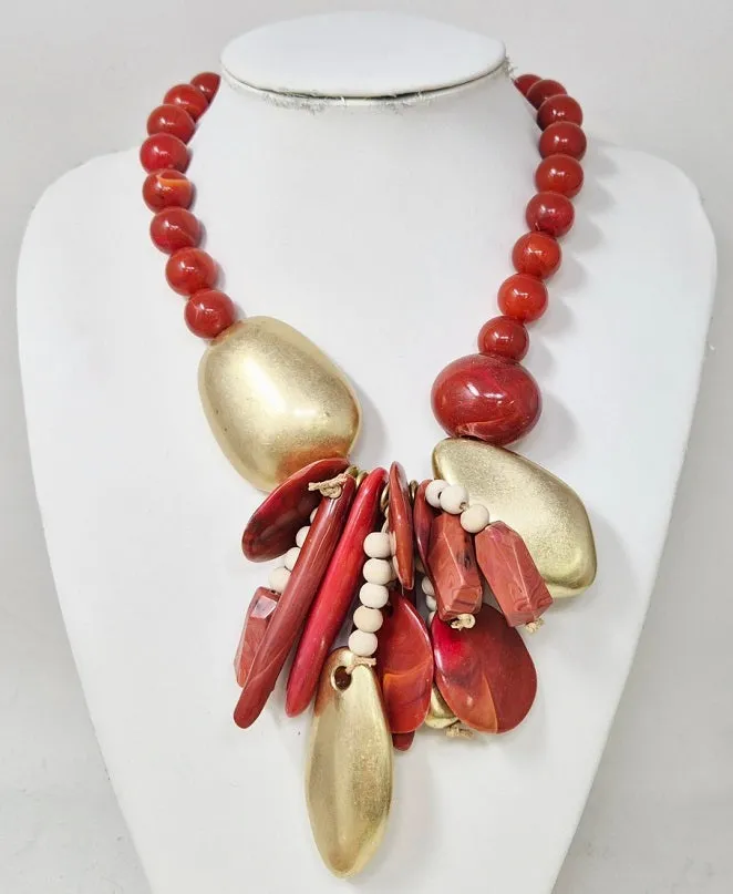 FASHION NECKLACE (JN11457 GRD) sold by Oh My Jewelry