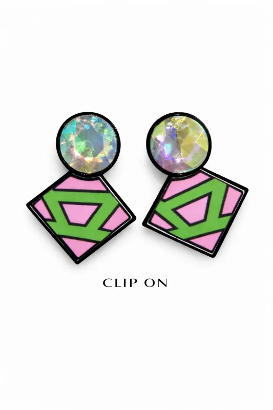 FASHION EARRINGS (GE2765 PK) made by Oh My Jewelry