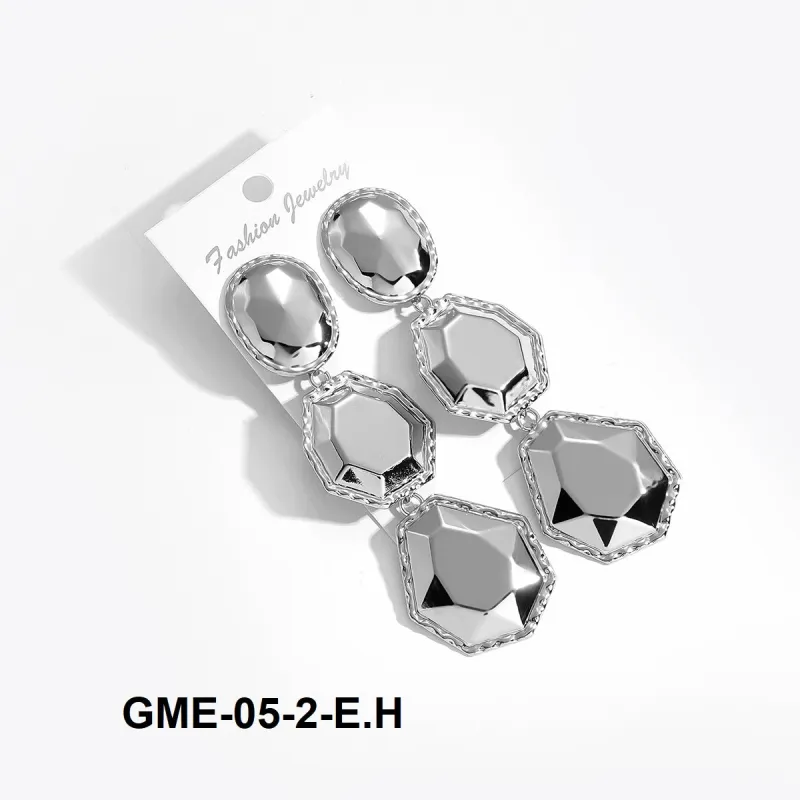 FASHION SILVER EARRINGS (GME05-2) made by Oh My Jewelry
