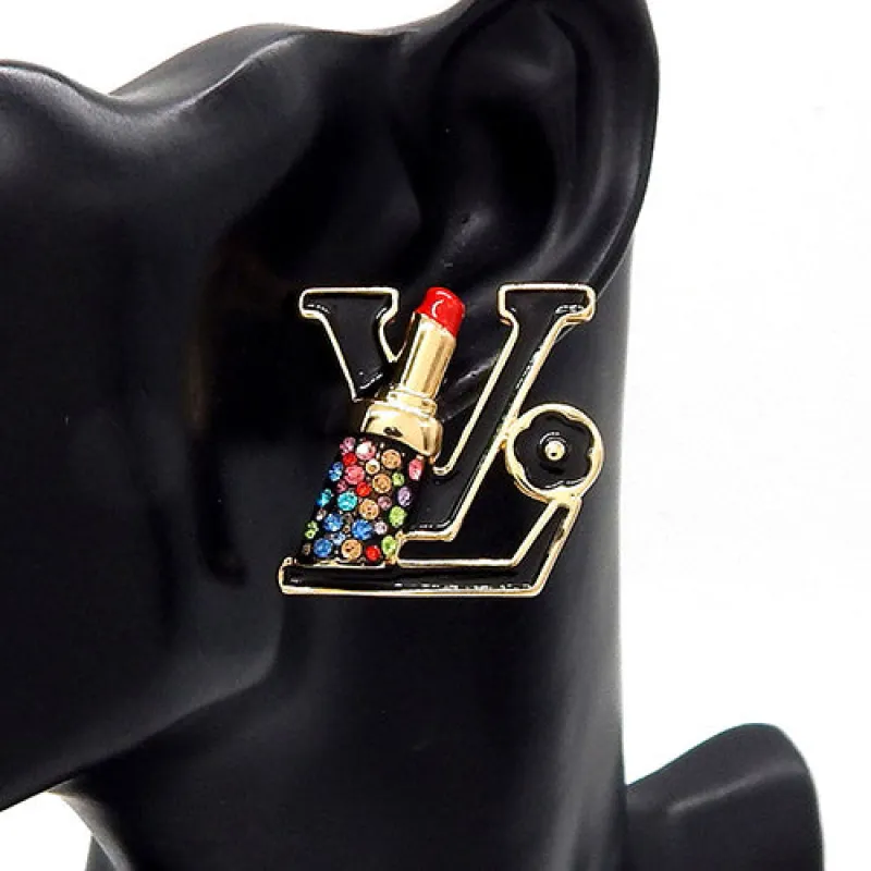 FASHION EARRINGS  (3620 GDBKMLT) made by Oh My Jewelry
