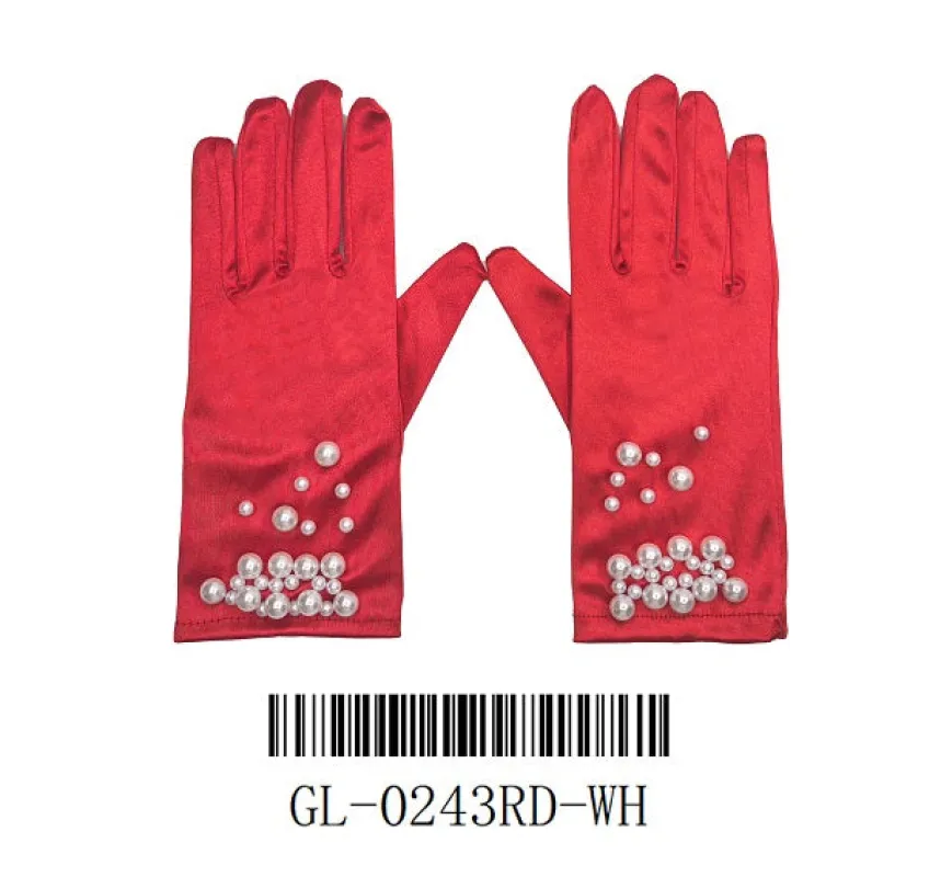 FASHION GLOVES (GL0243 RD) made by Oh My Jewelry