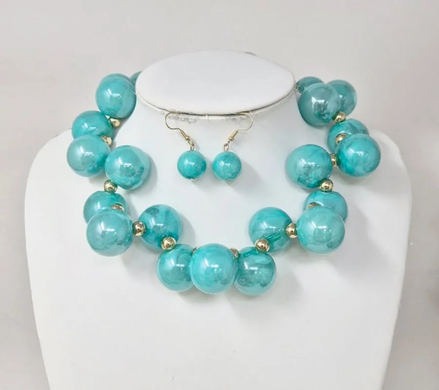 FASHION NECKLACE SET (JN20060 GMN1) made by Oh My Jewelry