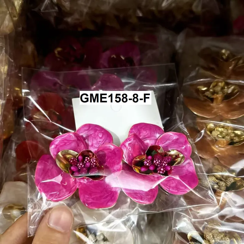 FASHION FLOWER EARRINGS (GME158 8) made by Oh My Jewelry