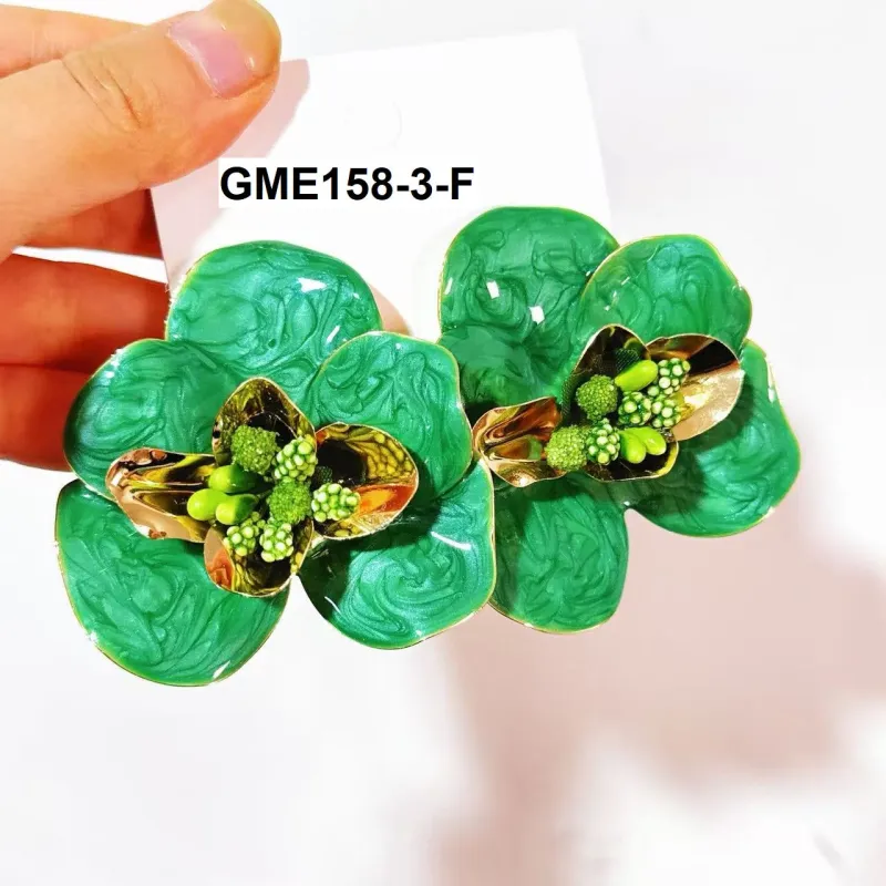 FASHION FLOWER EARRINGS (GME158 3) made by Oh My Jewelry