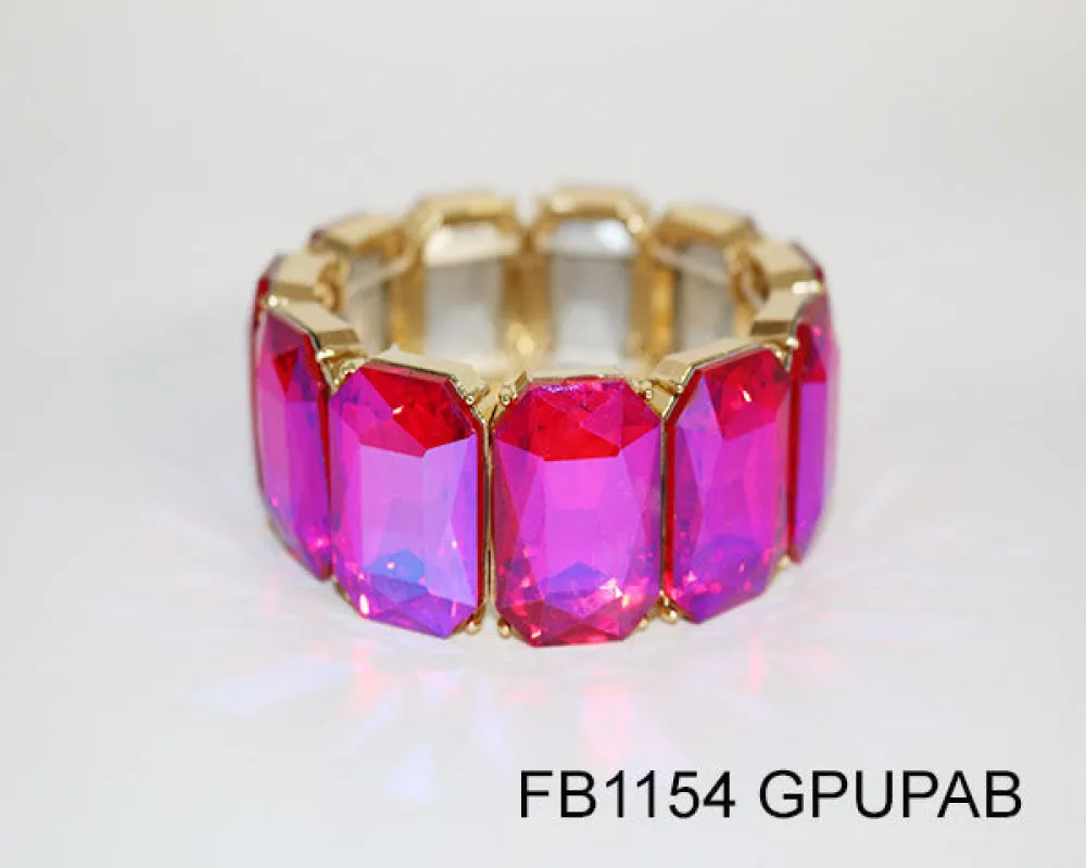 FASHION CRYSTAL BRACELET (FB1154 GPUPAB) made by Oh My Jewelry