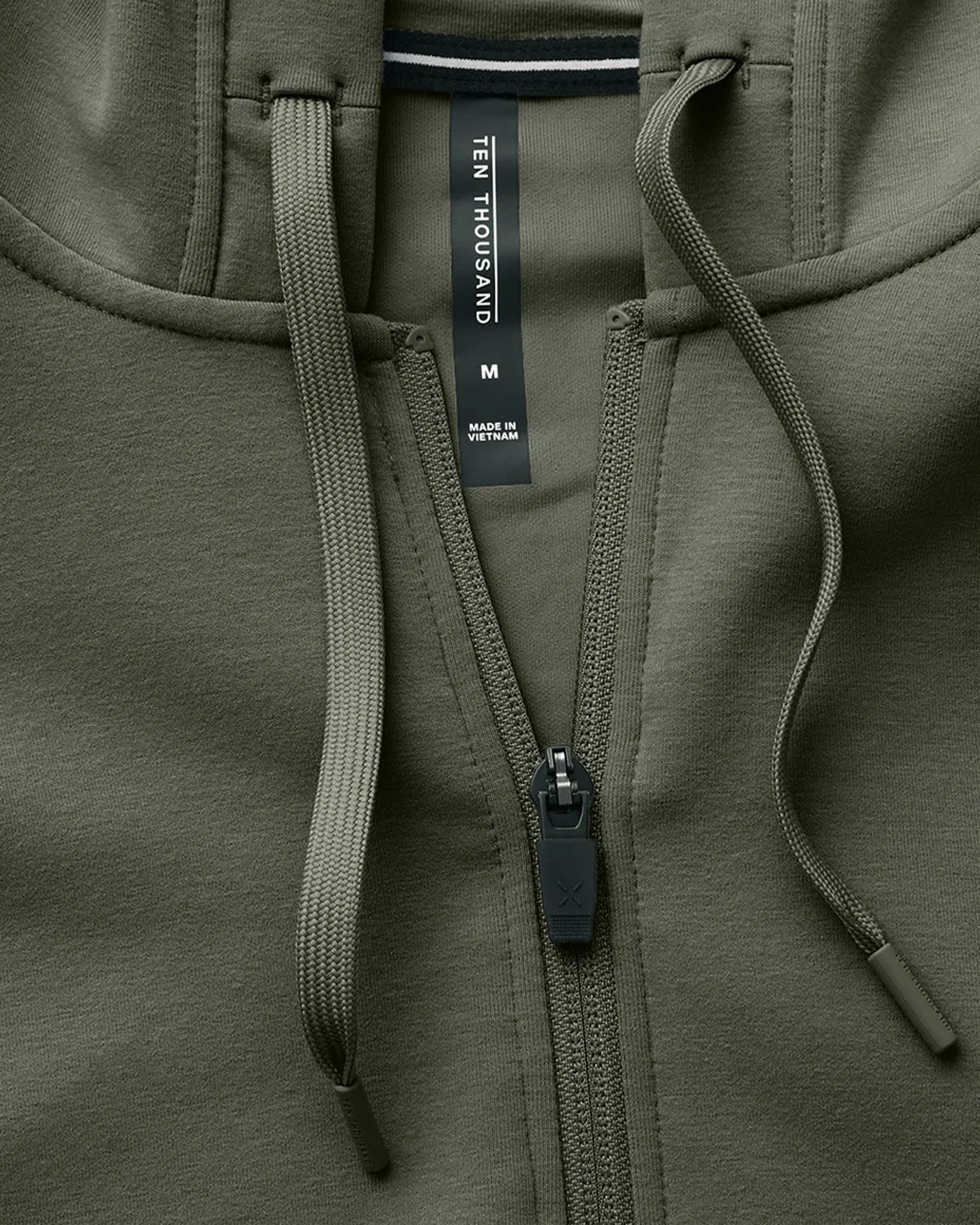 Midweight Tech Full Zip Hoodie sold by Ten Thousand product image thumbnail 4