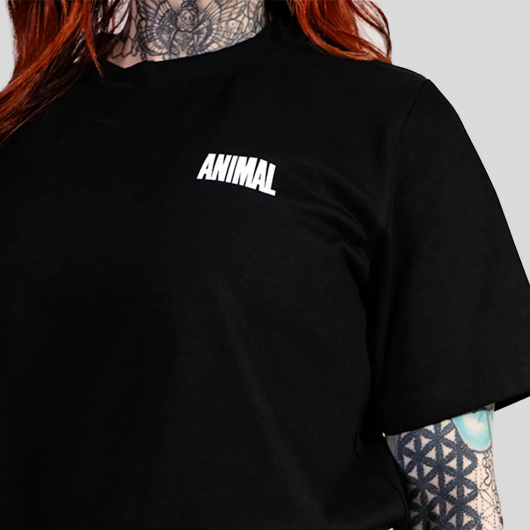 Animal Ladies Premium LE Black Oversize Tee sold by AnimalPak product image thumbnail 3