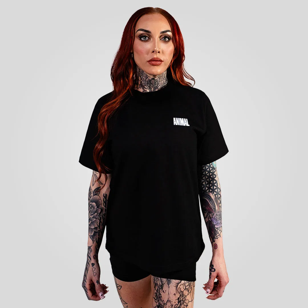 Animal Ladies Premium LE Black Oversize Tee sold by AnimalPak product image thumbnail 2