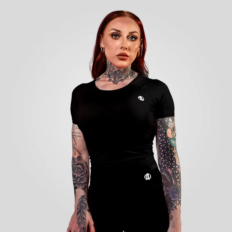 Animal Women's Performance Black Tee sold by AnimalPak