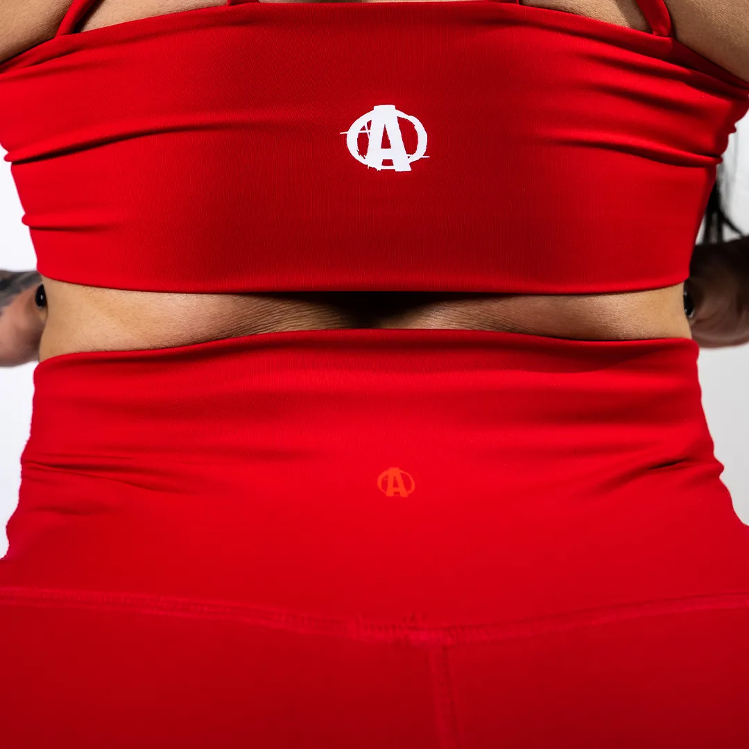 Animal Women's Performance Red Leggings sold by AnimalPak product image thumbnail 4