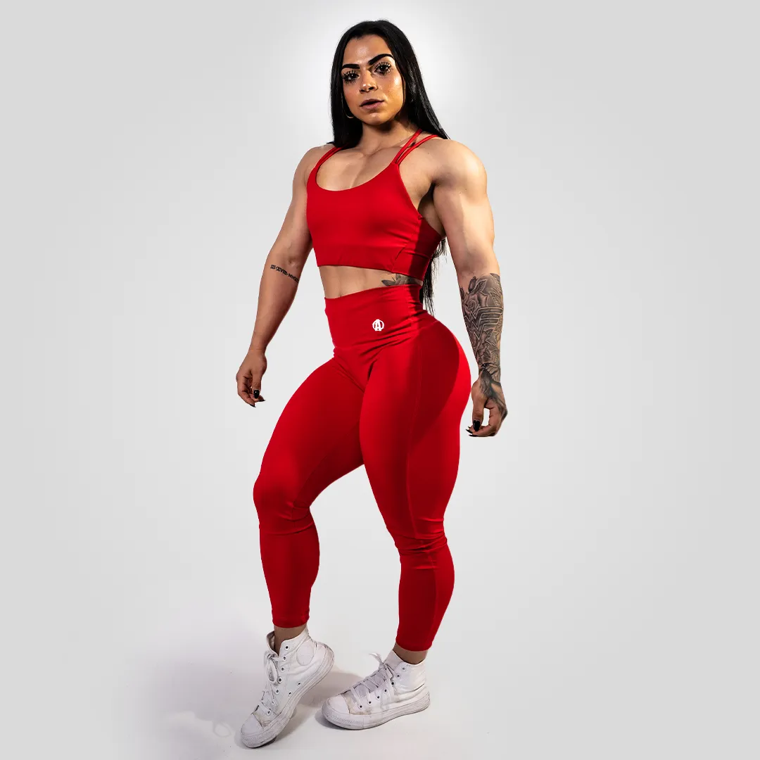 Animal Women's Performance Red Leggings sold by AnimalPak product image thumbnail 5