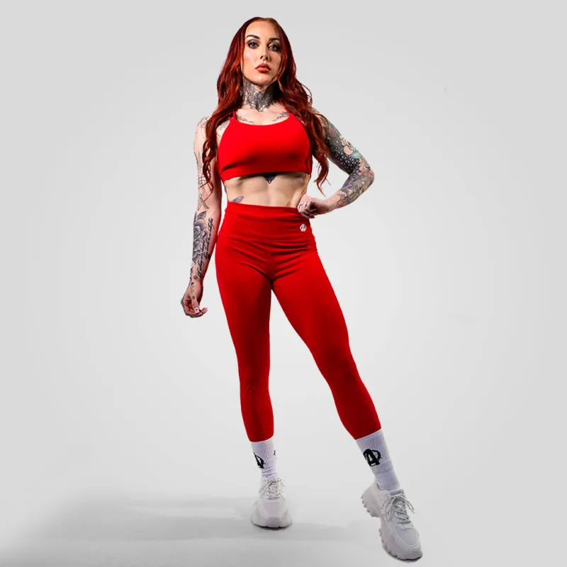 Animal Women's Performance Red Sports Bra sold by AnimalPak