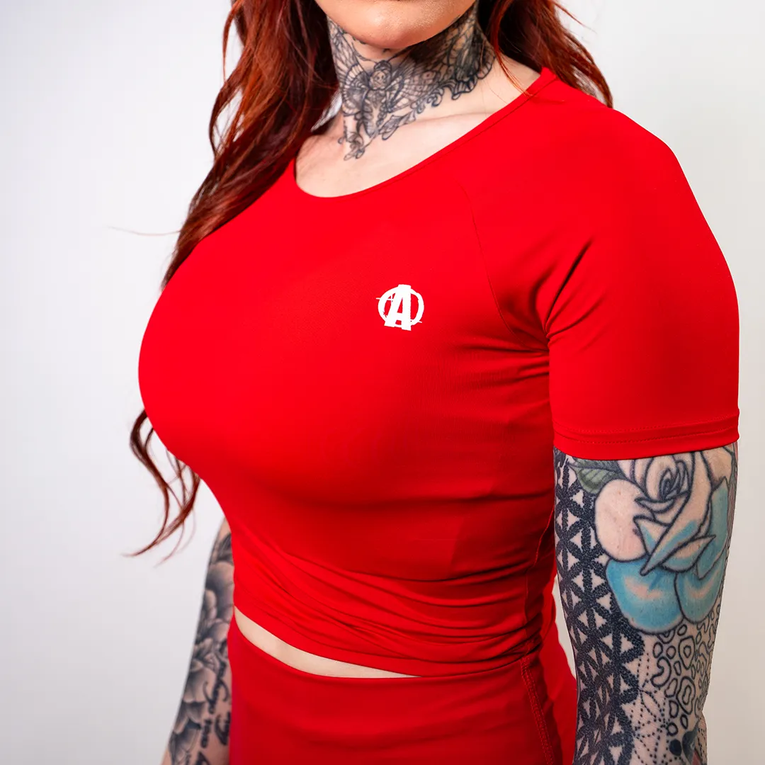 Animal Women's Performance Red Tee sold by AnimalPak product image thumbnail 4