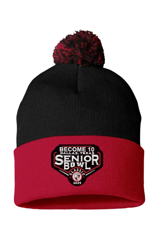 Ronaldinho Senior Bowl Pom-Pom 12" Knit Beanie sold by DRYWORLD