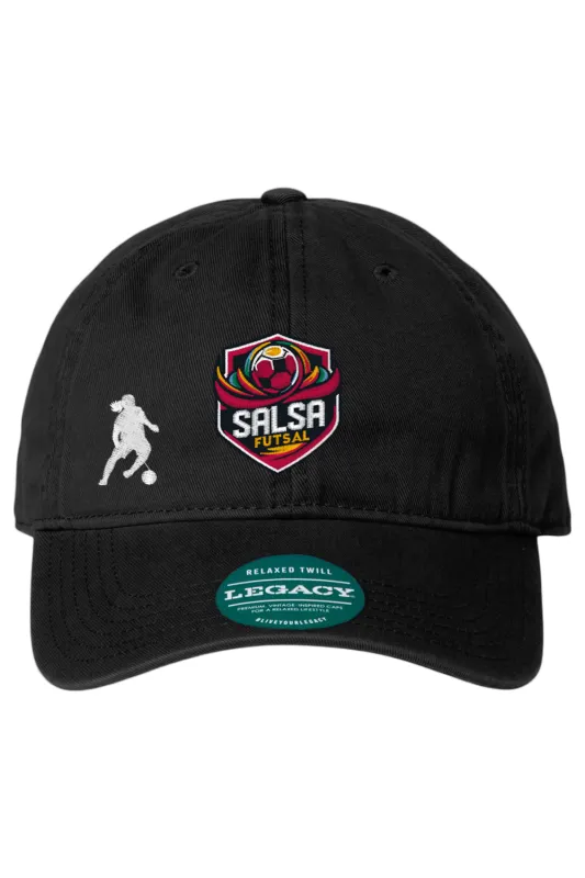 Salsa x R Relaxed Twill Dad Hat made by DRYWORLD