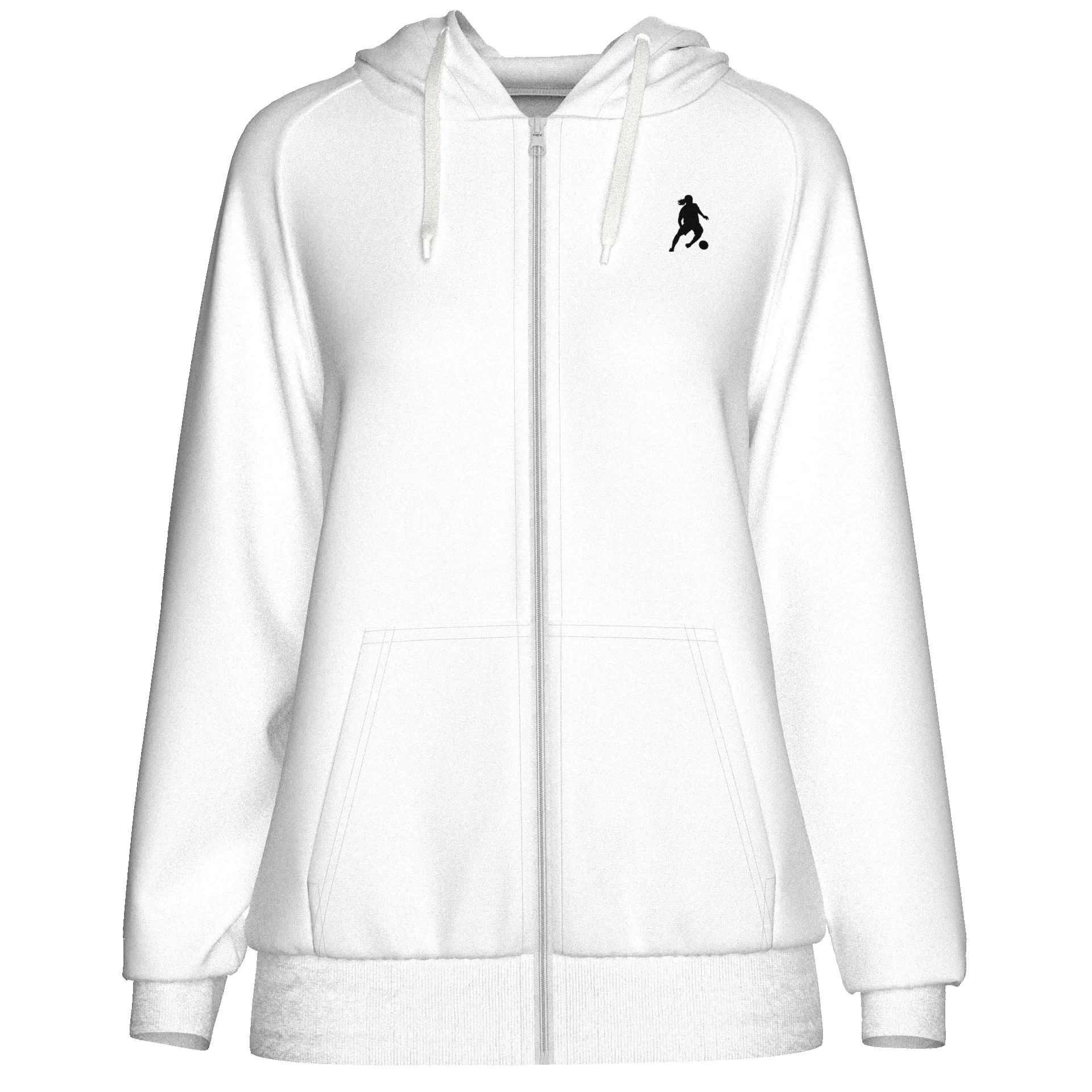 Ronaldinho Classico Zip Hoodie - Women sold by DRYWORLD product image thumbnail 3