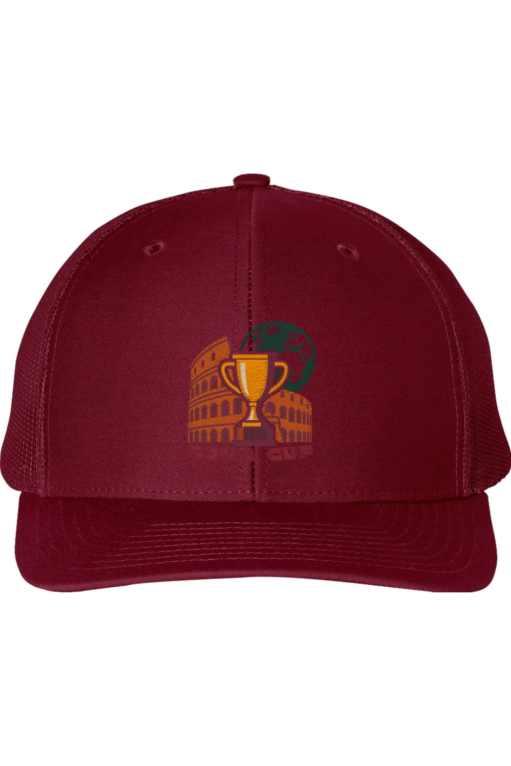 AS Roma Cup Snapback Trucker Cap sold by DRYWORLD product image thumbnail 4