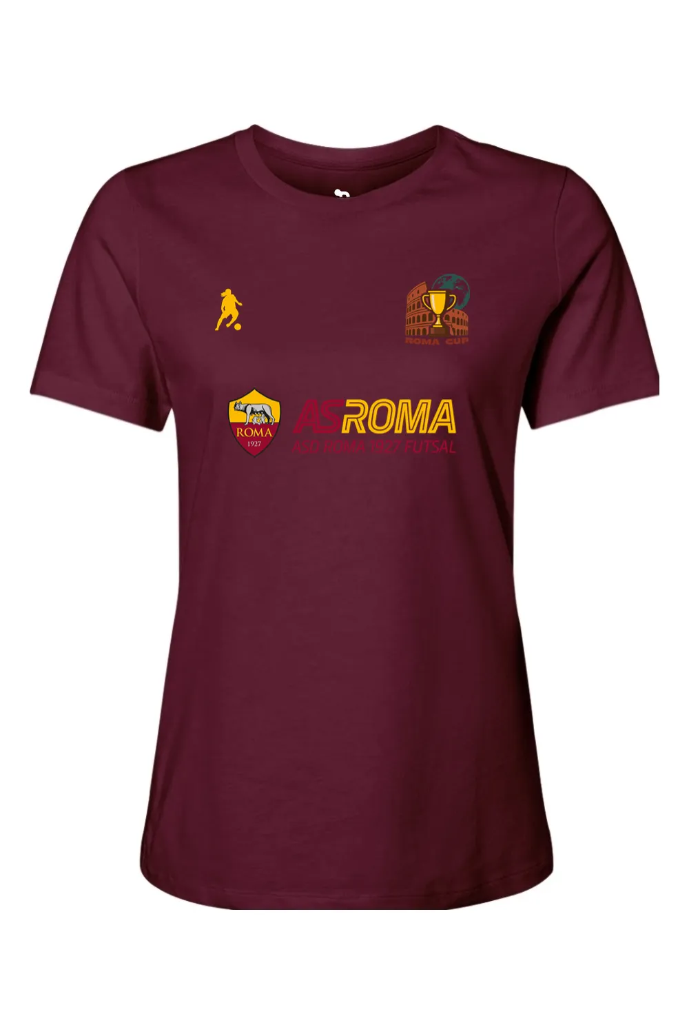AS Roma Futsal Womens Tourney Tee sold by DRYWORLD product image thumbnail 3
