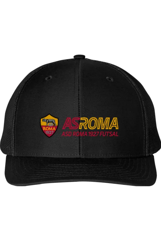 AS Roma Futsal Snapback Trucker Cap sold by DRYWORLD
