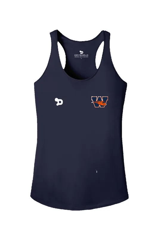 Wakeland Team D Womens Racerback Tank sold by DRYWORLD