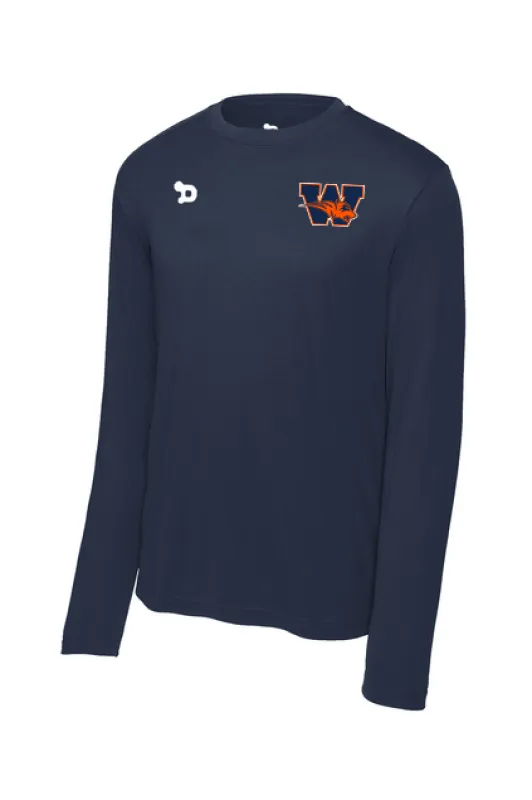 Wakeland Team D Adult Longsleeve Tee sold by DRYWORLD