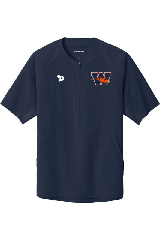 Wakeland Team D Adult 1/2-Zip Short Sleeve Cage Jacket sold by DRYWORLD
