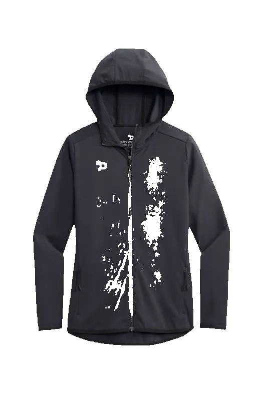 Team D Womens Fleece Full-Zip Hoodie sold by DRYWORLD product image thumbnail 3