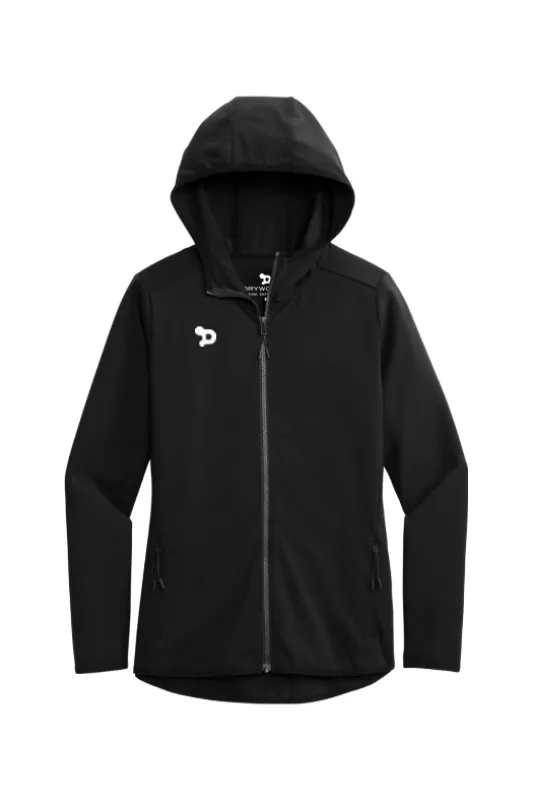Team D Womens Fleece Full-Zip Hoodie sold by DRYWORLD